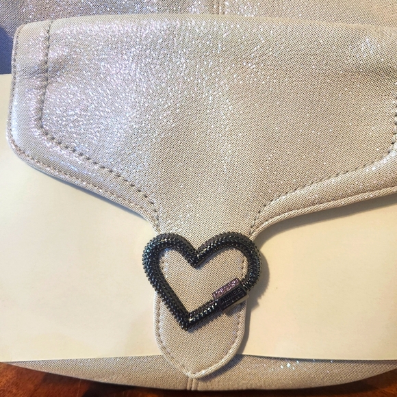 Aimee Kestenberg Leather Expandable Shopper Mystic Metallic Lovers Lane Bag - Picture 5 of 16